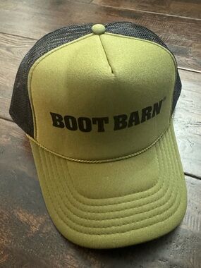 Mens Otto Boot Barn Olive Green Mesh Trucker Cap